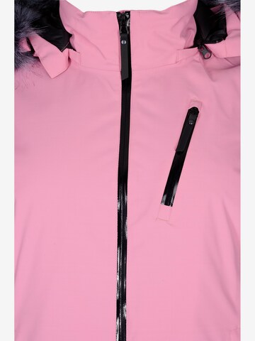 Zizzi Athletic Jacket in Pink