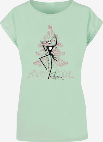 T-shirt 'The Nightmare Before Christmas - Tree' ABSOLUTE CULT en vert : devant