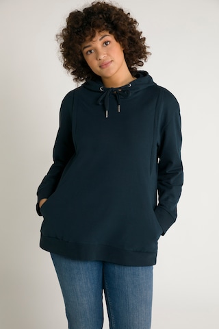 Sweat-shirt Ulla Popken en bleu