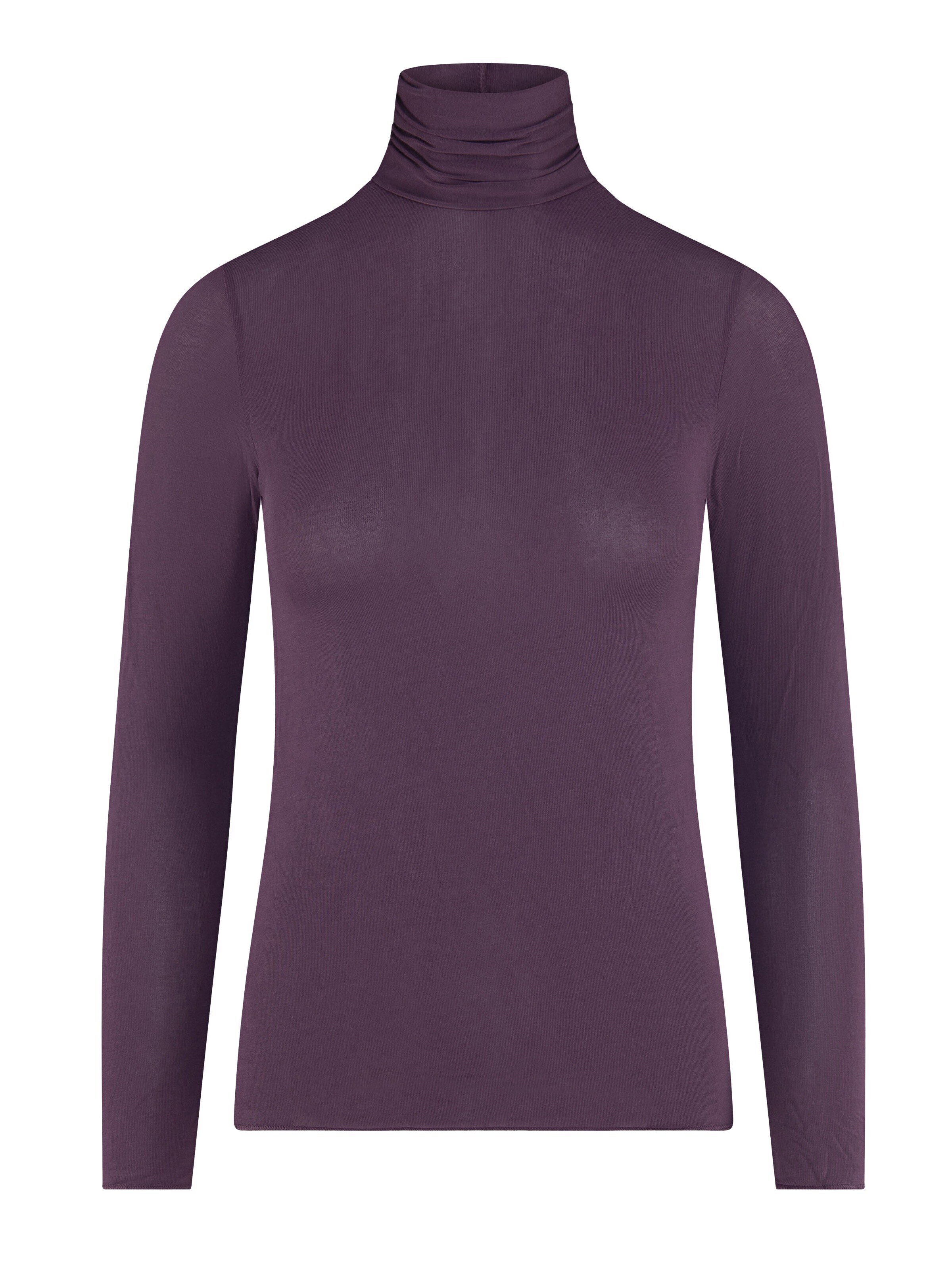 Ciocca Unterhemd 'Body Dolcevita Manica Lunga in Cashmere e Modal'‌‌‌‌ in Lila: Vorderseite