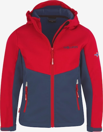 TROLLKIDS Outdoor jacket in Red: front