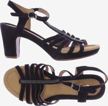 GABOR Sandalen 38,5 in Schwarz: predná strana