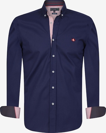 Regular fit Camicia 'Seda' di Sir Raymond Tailor in blu: frontale