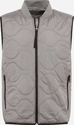 TOM TAILOR DENIM Bodywarmer in Grijs: voorkant