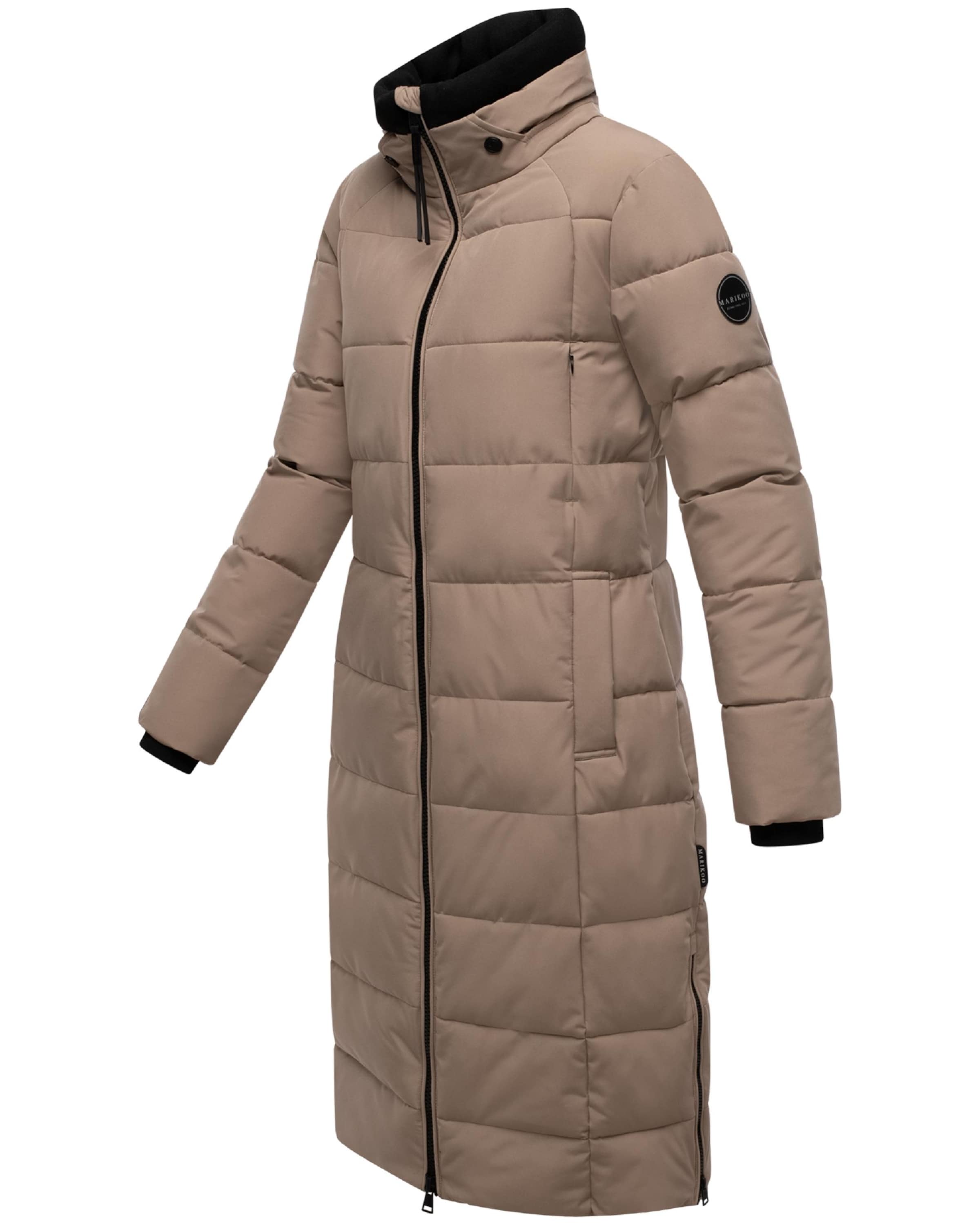 MARIKOO Winter coat 'Lanitaa XVI' in Grey