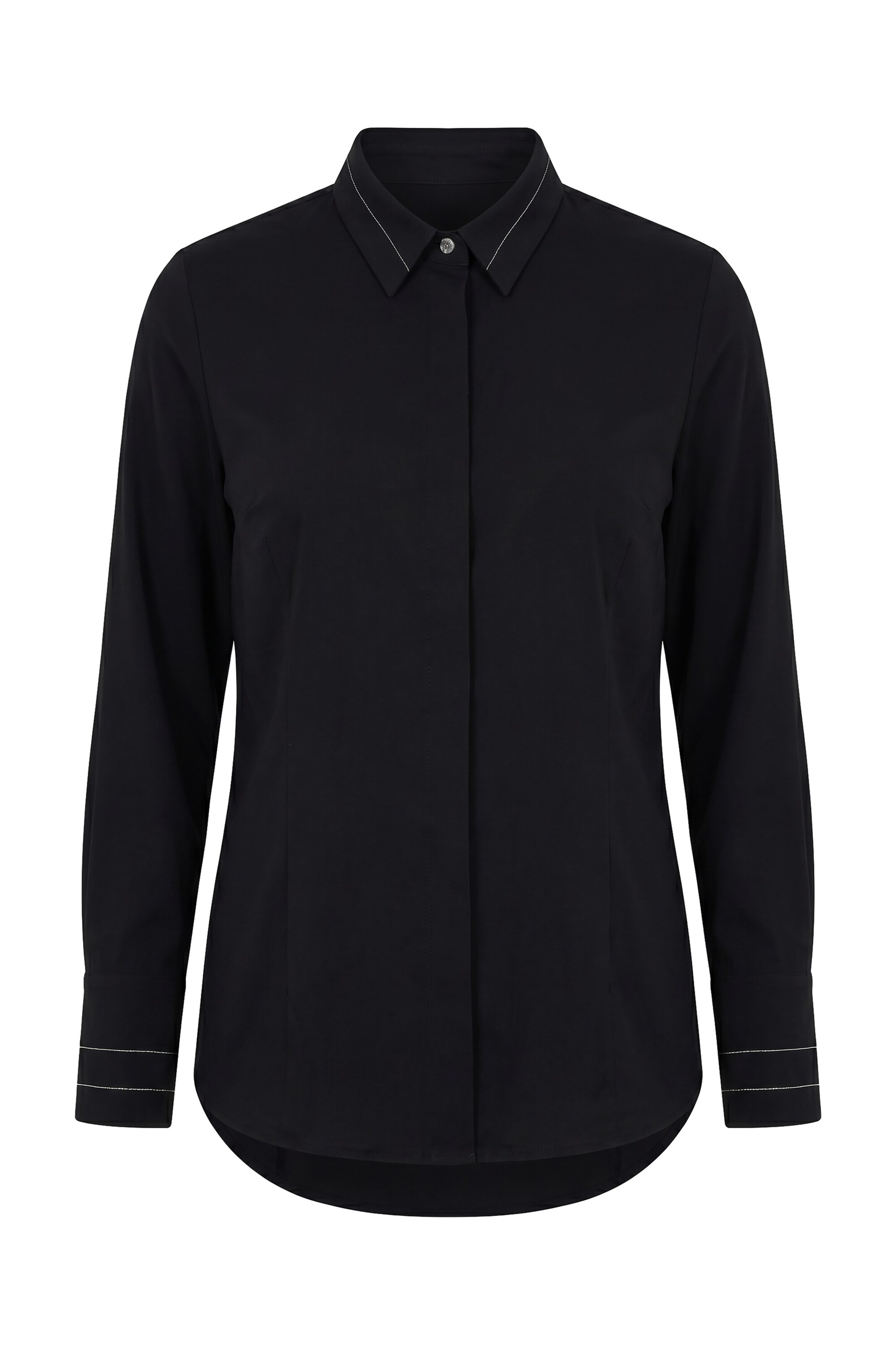 Ulla Popken Blouse in Black: front