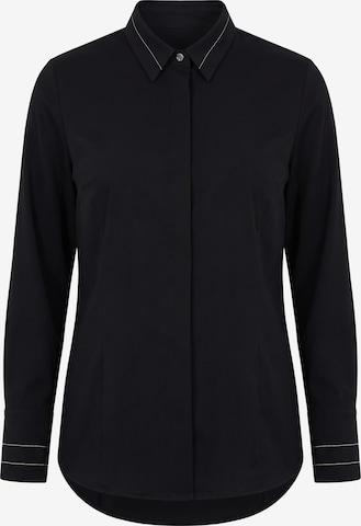 Ulla Popken Hemdbluse in Schwarz: Vorderseite