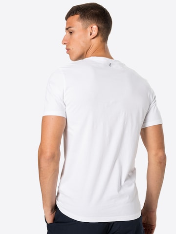 T-Shirt 'JAAMES SUN WAVES' ARMEDANGELS en blanc