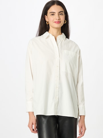 s.Oliver Blouse in Wit: voorkant