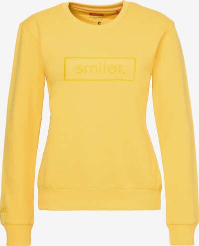 smiler. Sweatshirt 'Cuddle' in gelb, Produktansicht