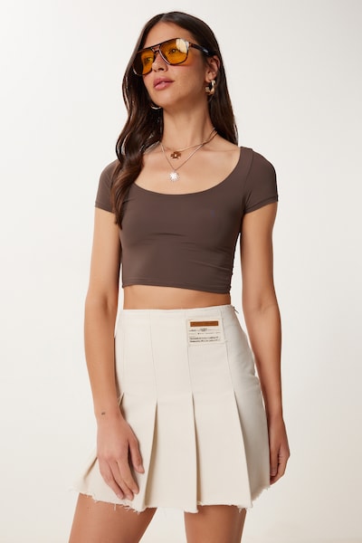 Happiness İstanbul Jupe en crème, Vue avec produit