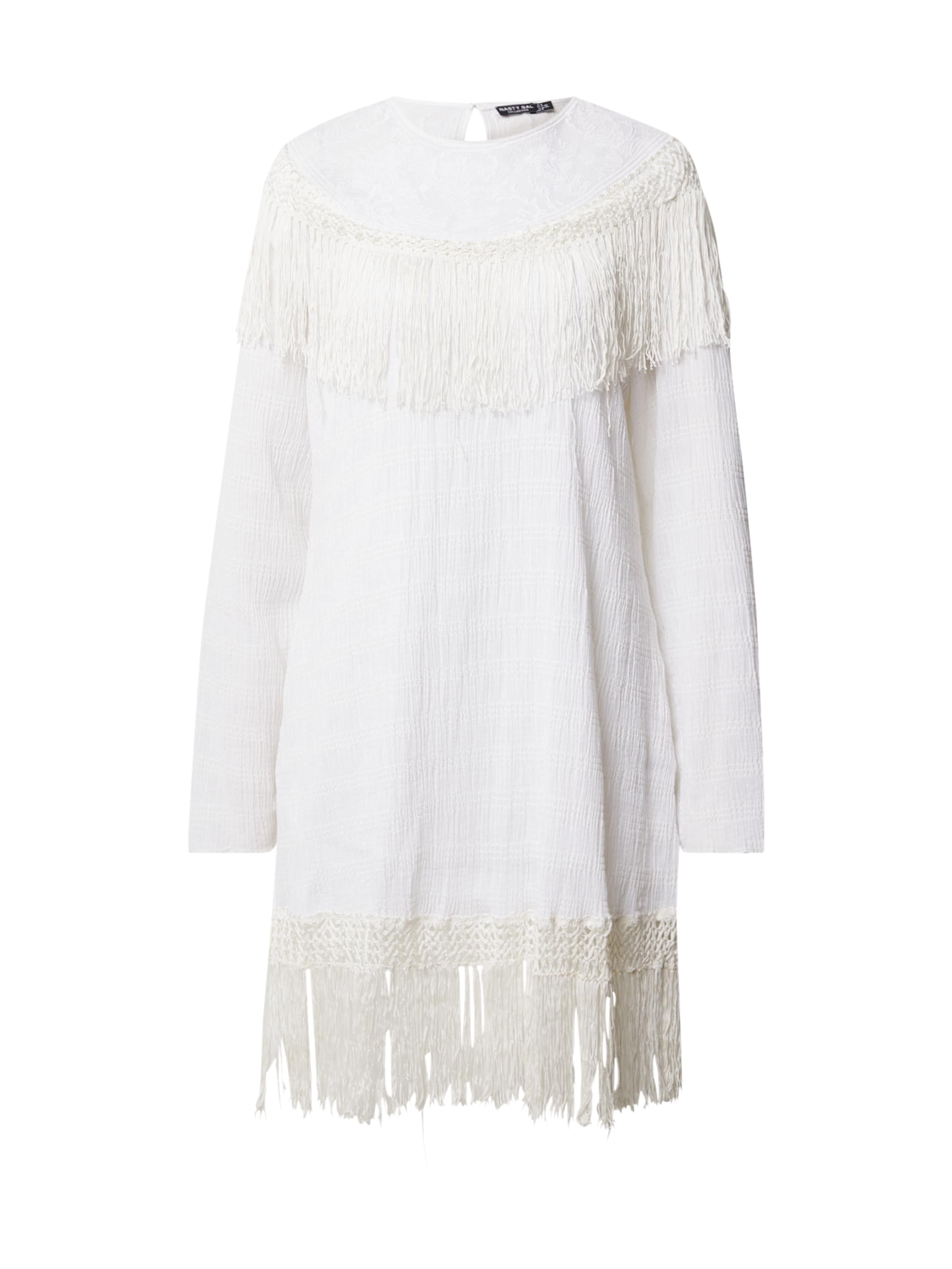 Nasty Gal Klänning i vit: framsida