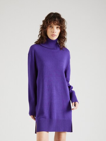 BOSS Orange Knitted dress 'Fimalaya' in Purple: front