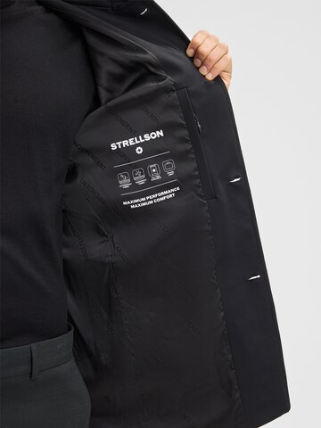 STRELLSON Mantel 'Finchley-Flex' in Schwarz