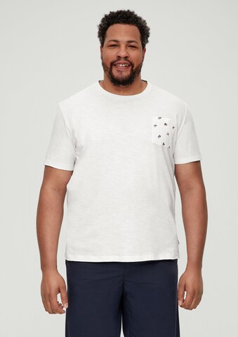 T-Shirt s.Oliver en blanc : devant