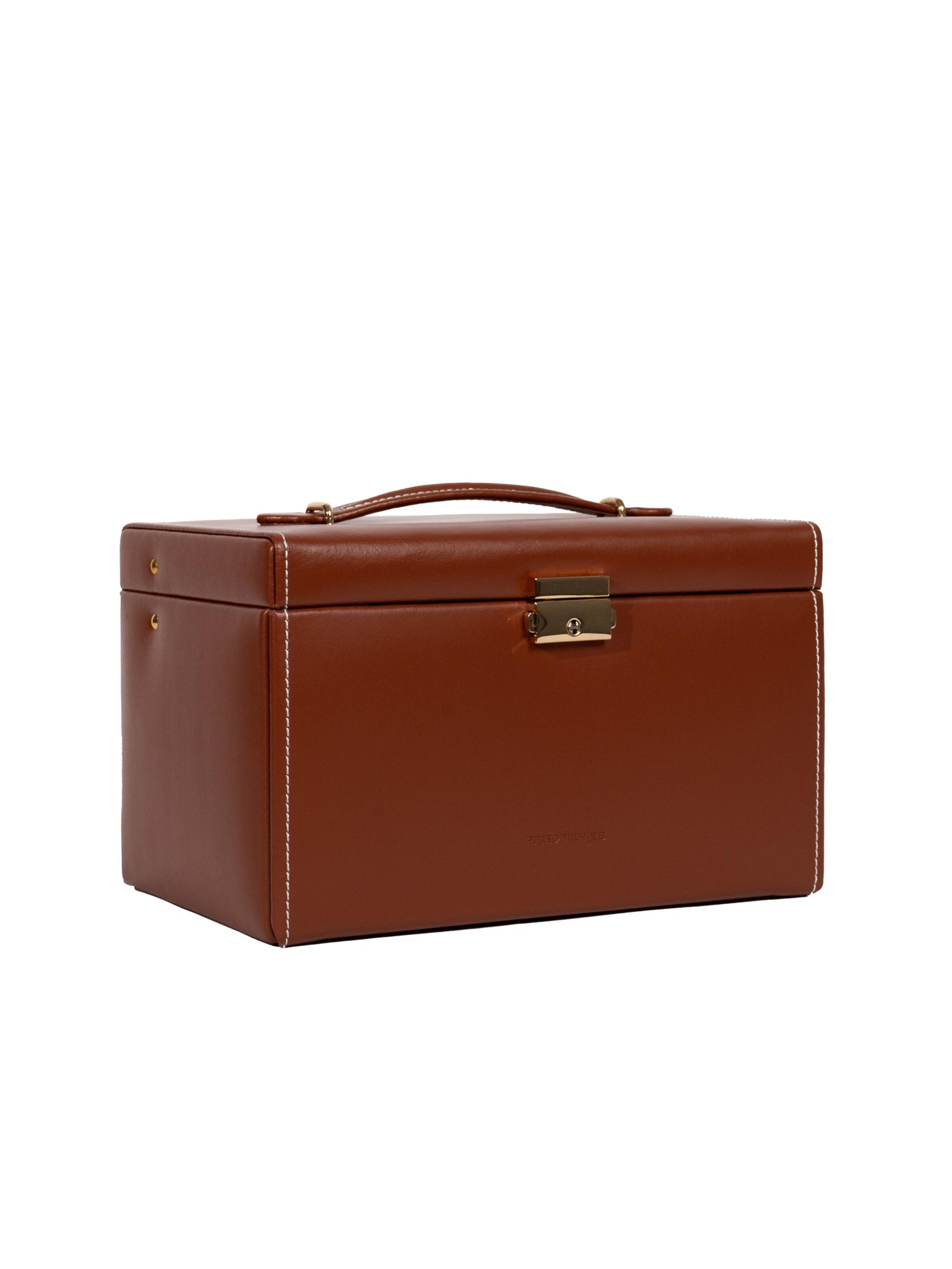 Friedrich23 Smykkeopbevaring 'Schmuckkasten - Leder' i brun