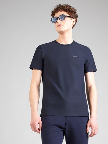 GUESS - Camiseta 'TECH STRETCH' en azul: frente