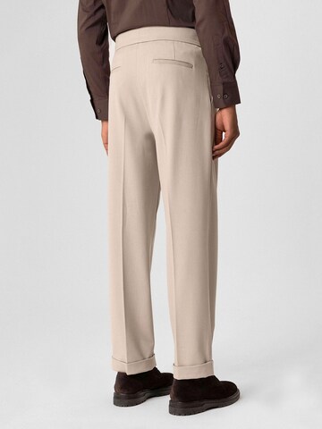 regular Pantaloni con pieghe 'Ludovico' di Antioch in beige