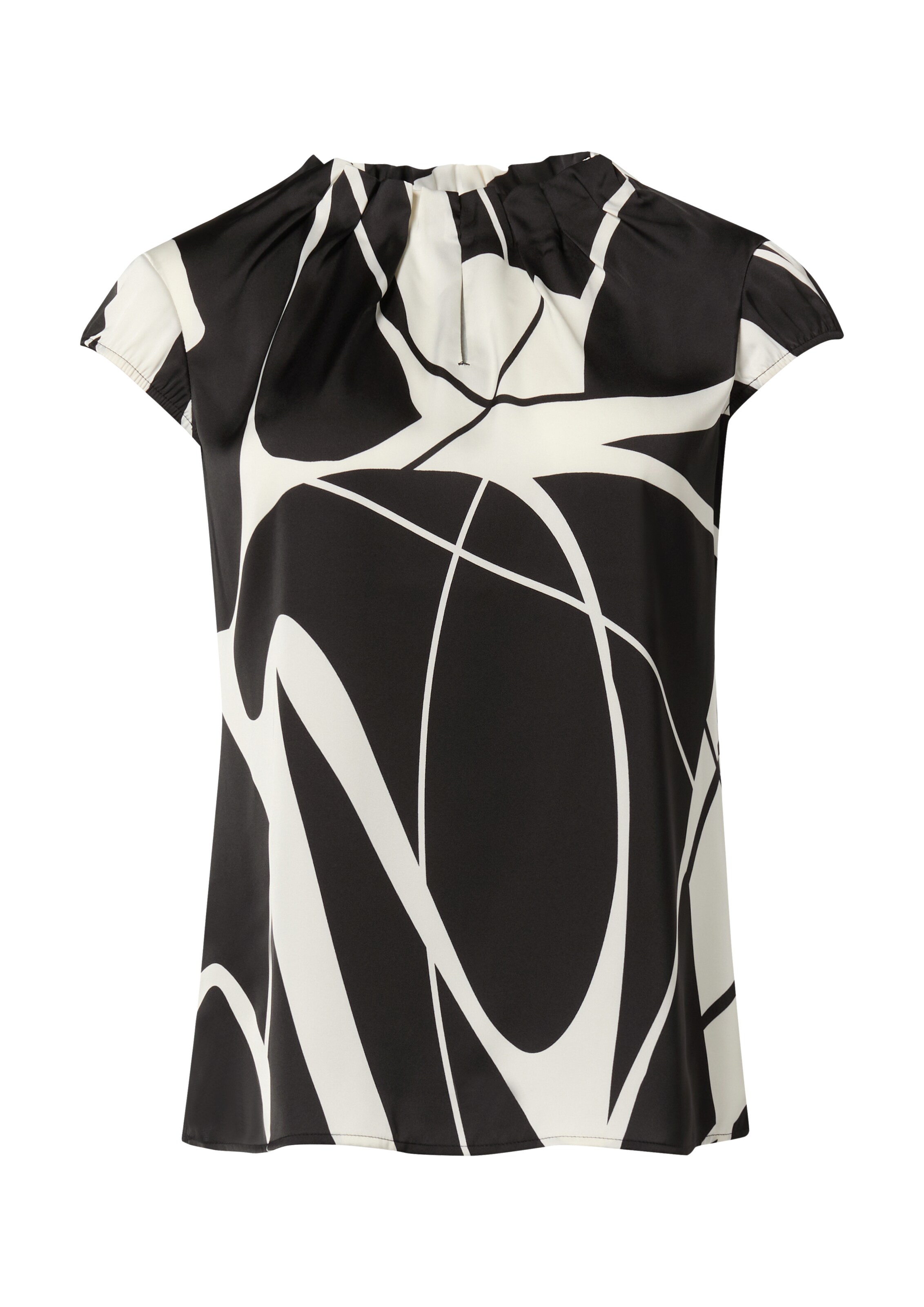 COMMA Bluse in Schwarz: Vorderseite