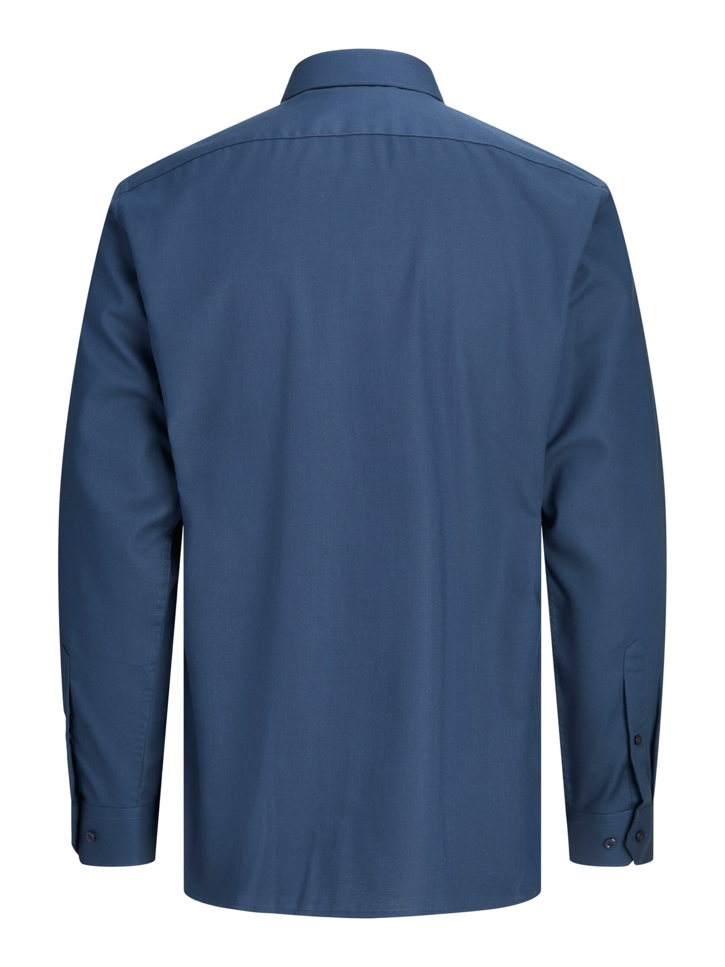 JACK & JONES Comfort fit Overhemd 'BLAPARKER' in Blauw