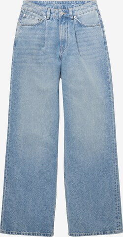 TOM TAILOR DENIM - Loosefit Pantalón vaquero plisado en azul: frente