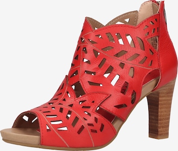 Laura Vita Sandals in Red: front