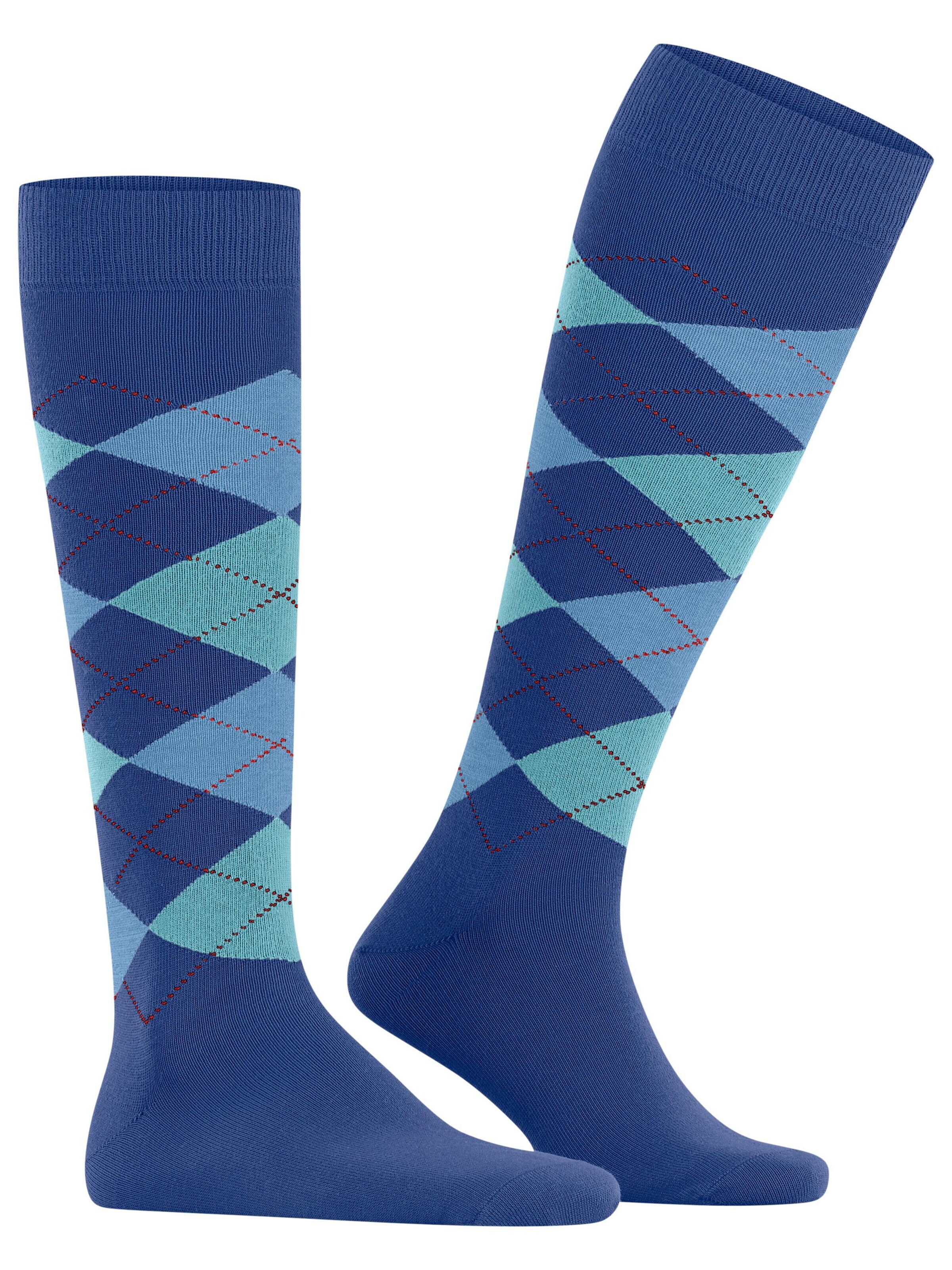 BURLINGTON Kniestrümpfe 'King'‌‌ in Blau