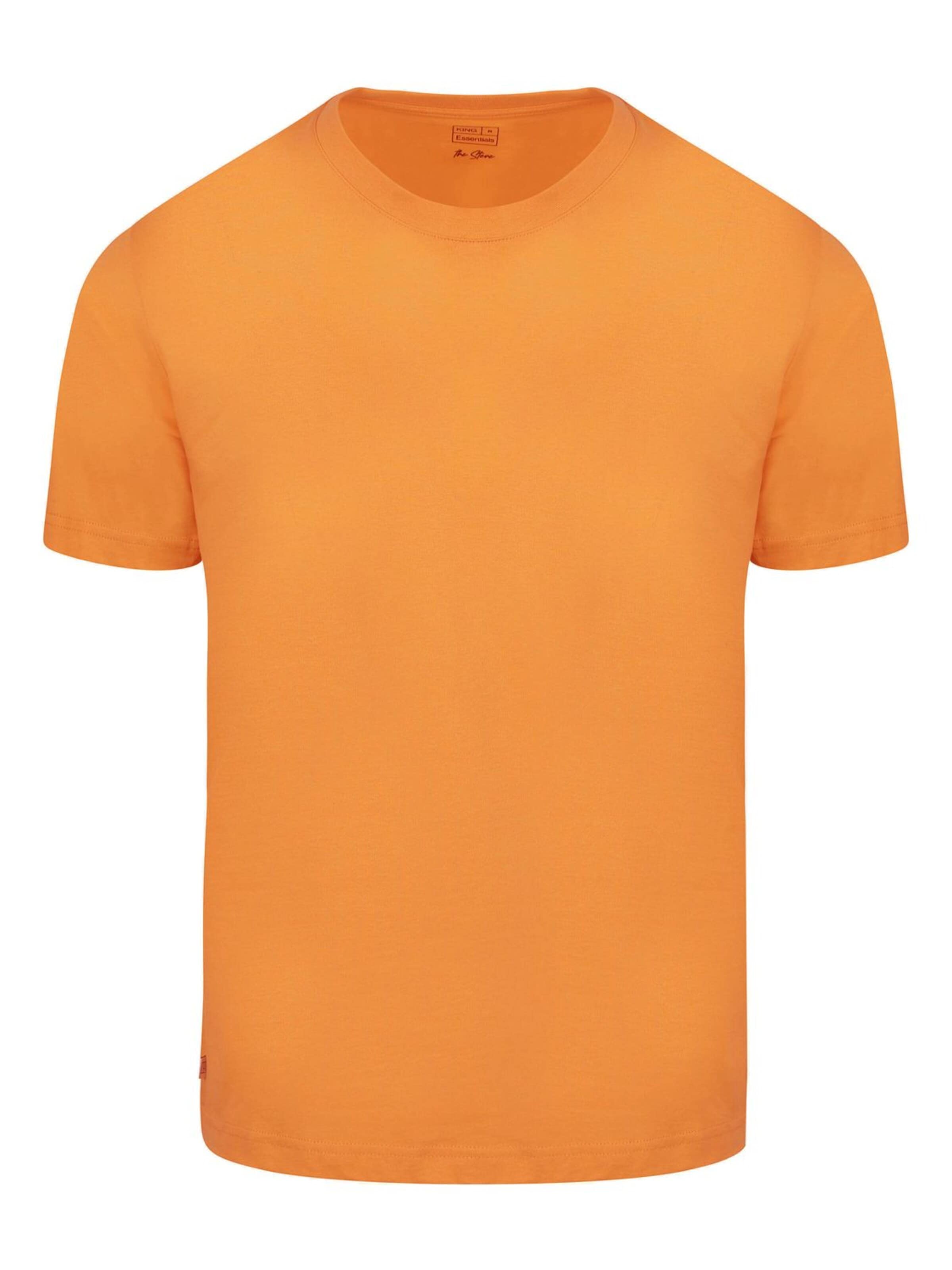 KING Essentials Shirt 'The Steve' in Orange: front