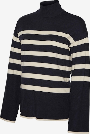Vero Moda Maternity Sweater 'Happiness' in Cream / Navy, Item view