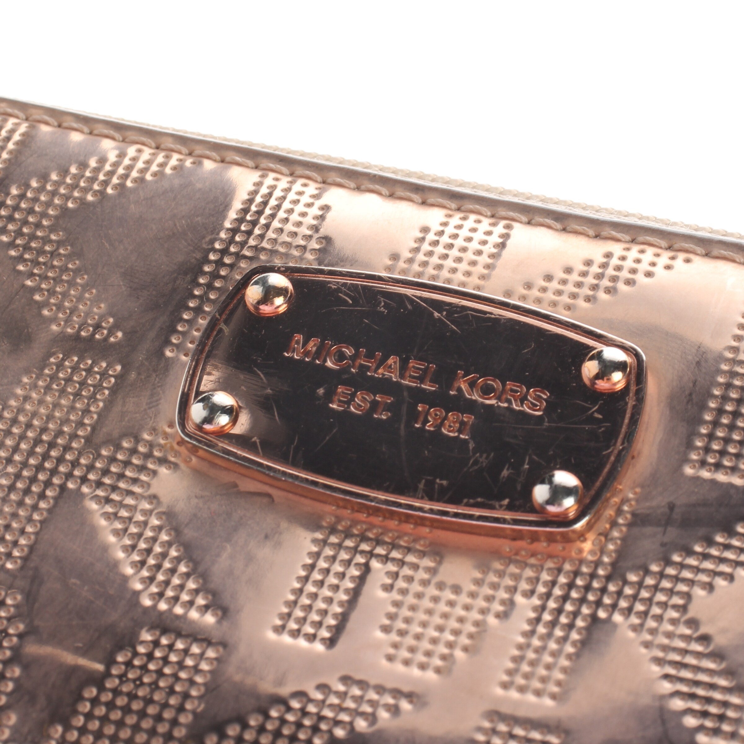 Michael Kors Small Leather Goods in One size in Silver