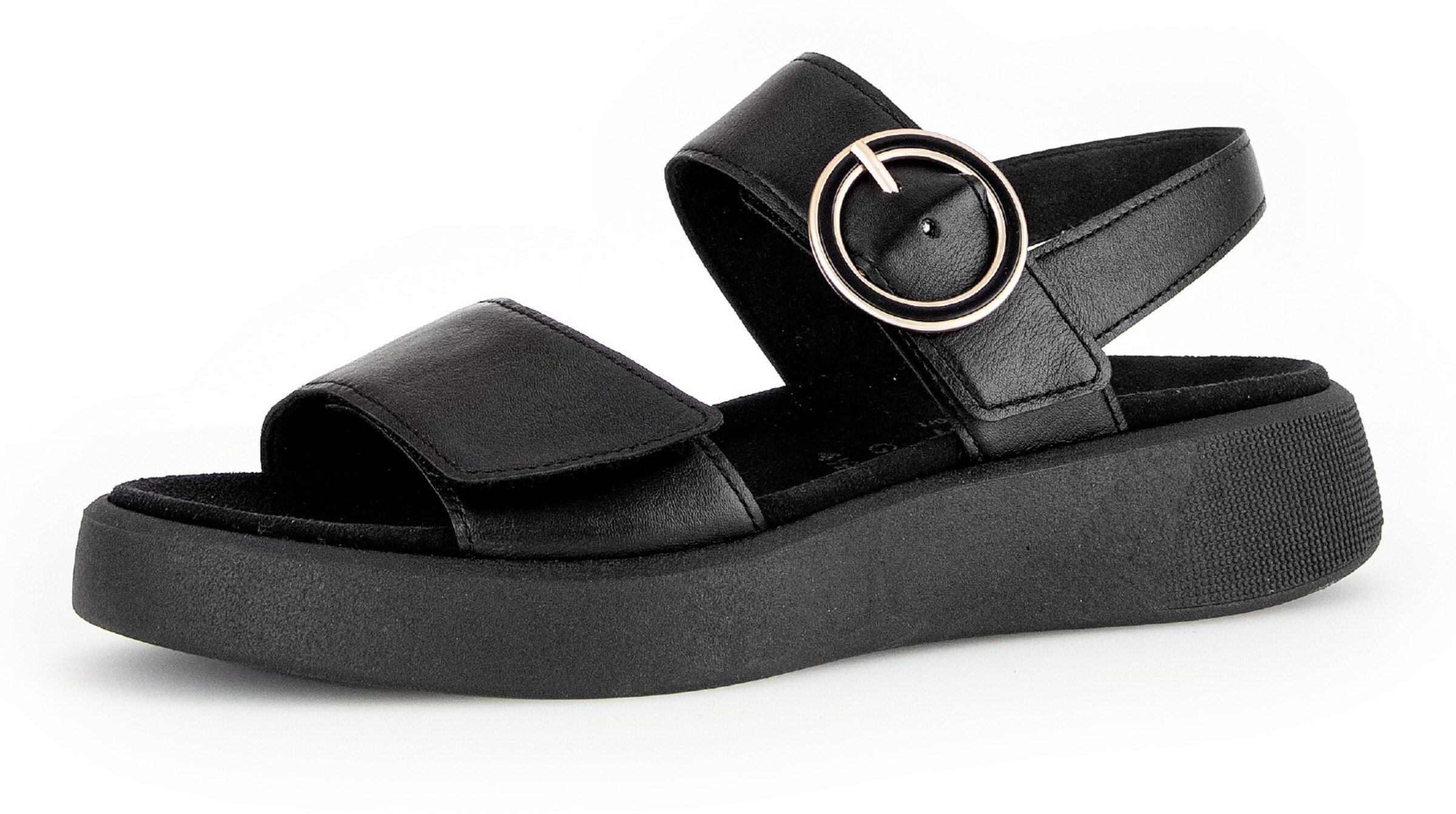 GABOR Sandale in Schwarz: Vorderseite