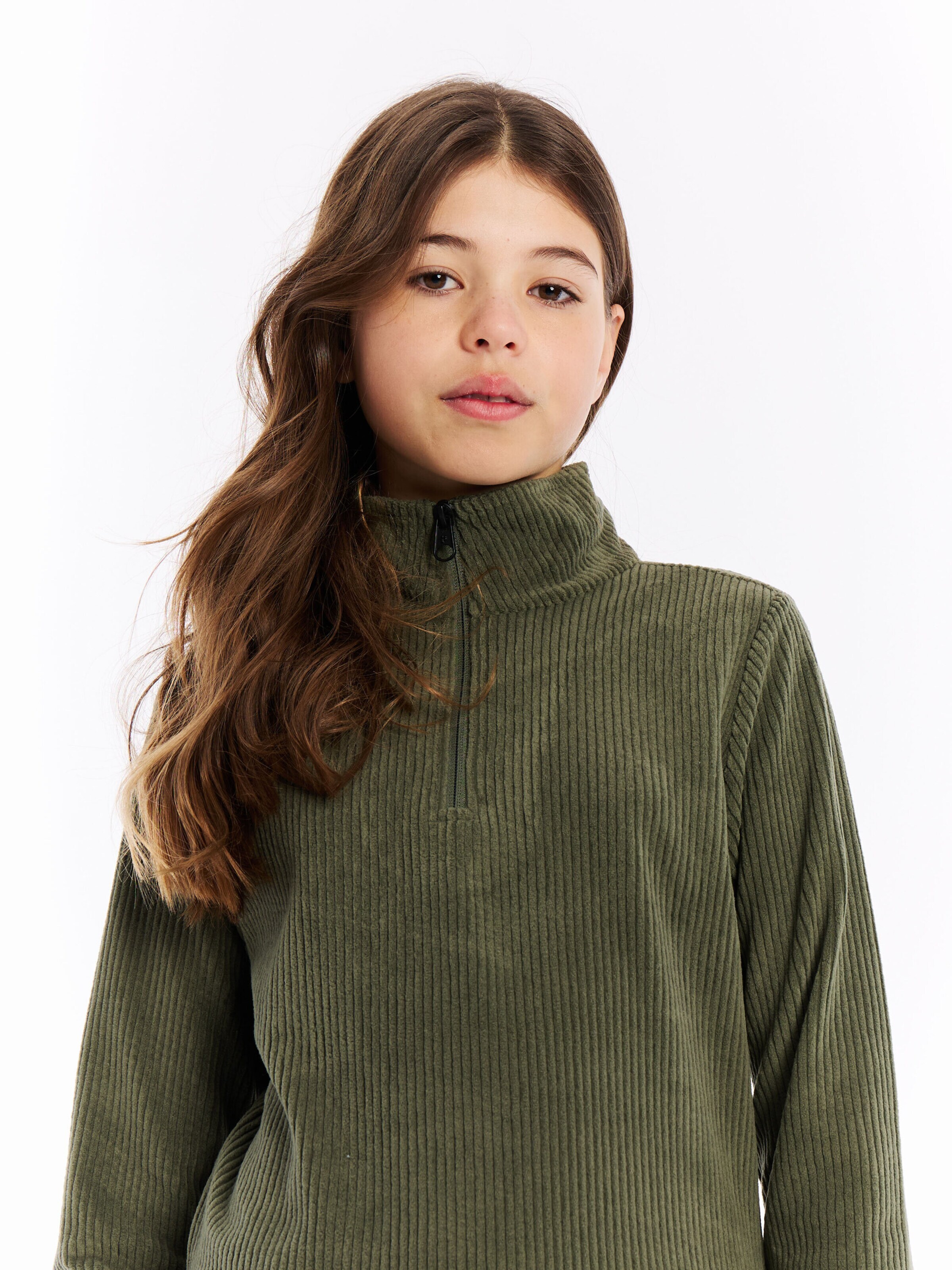 PROTEST Sportief sweatshirt 'PRTZORA JR' in Groen