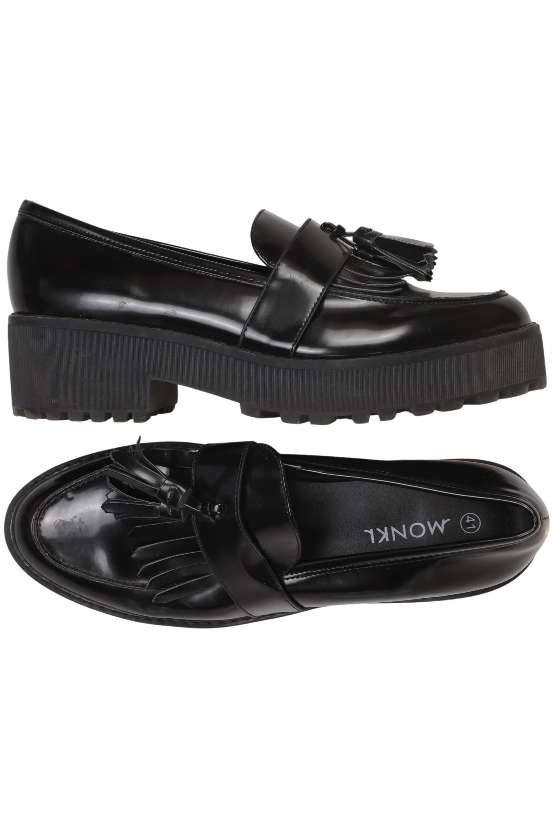 Monki Halbschuh 41 in Schwarz: Vorderseite