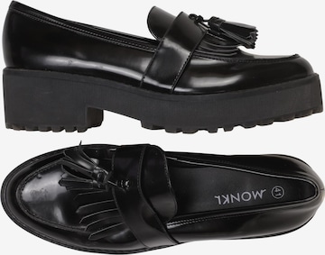 Monki Halbschuh 41 in Schwarz: Vorderseite