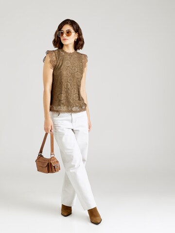 Chemisier 'PCOLLINE' PIECES en marron