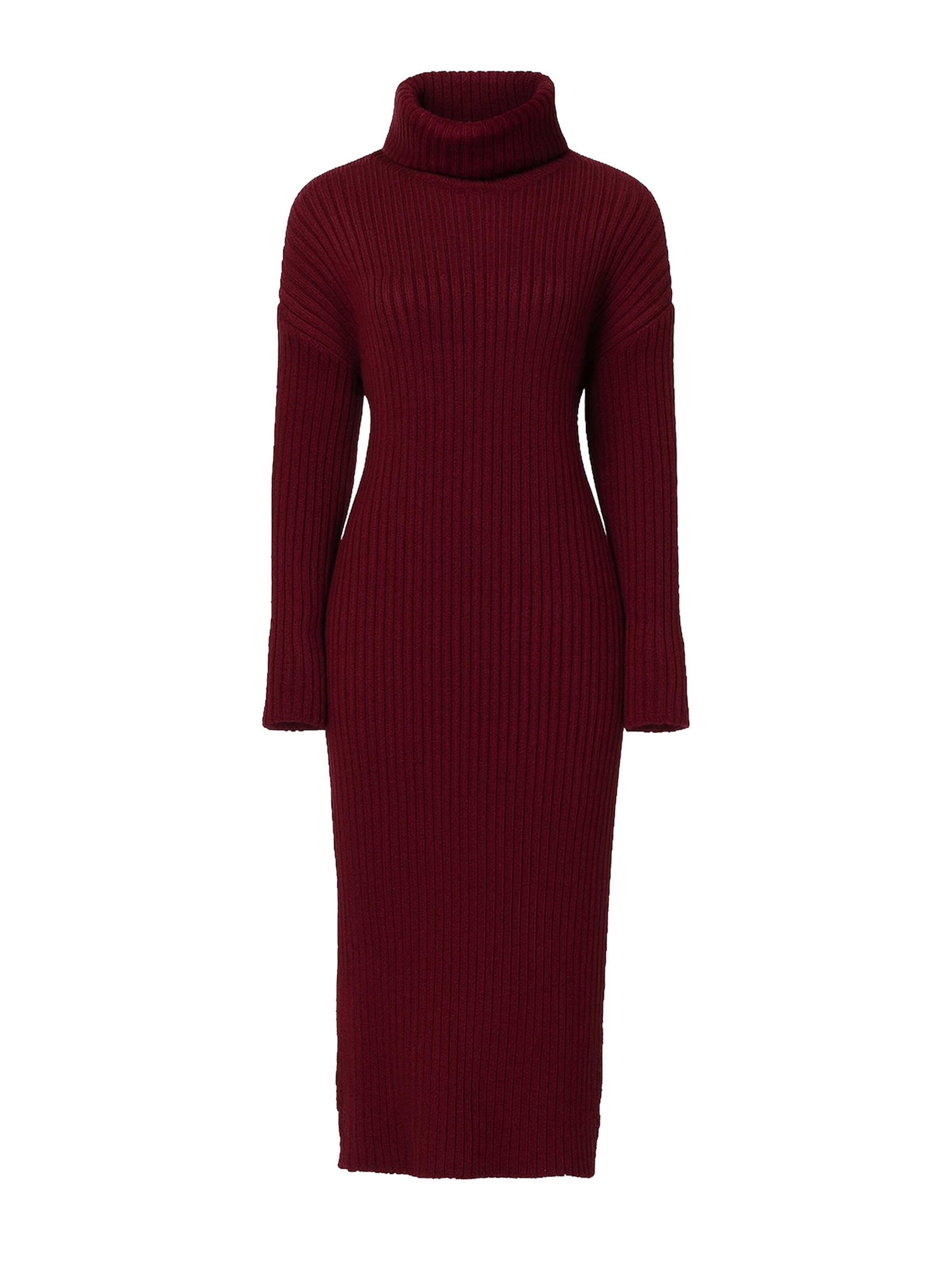 Robes en maille Elara en rouge : devant