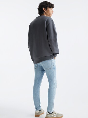 Pull&Bear Skinny Jeansy w kolorze niebieski