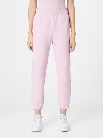 LACOSTE Tapered Pants in Pink: front