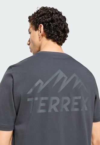 ADIDAS TERREX Functioneel shirt 'Mountain' in Grijs