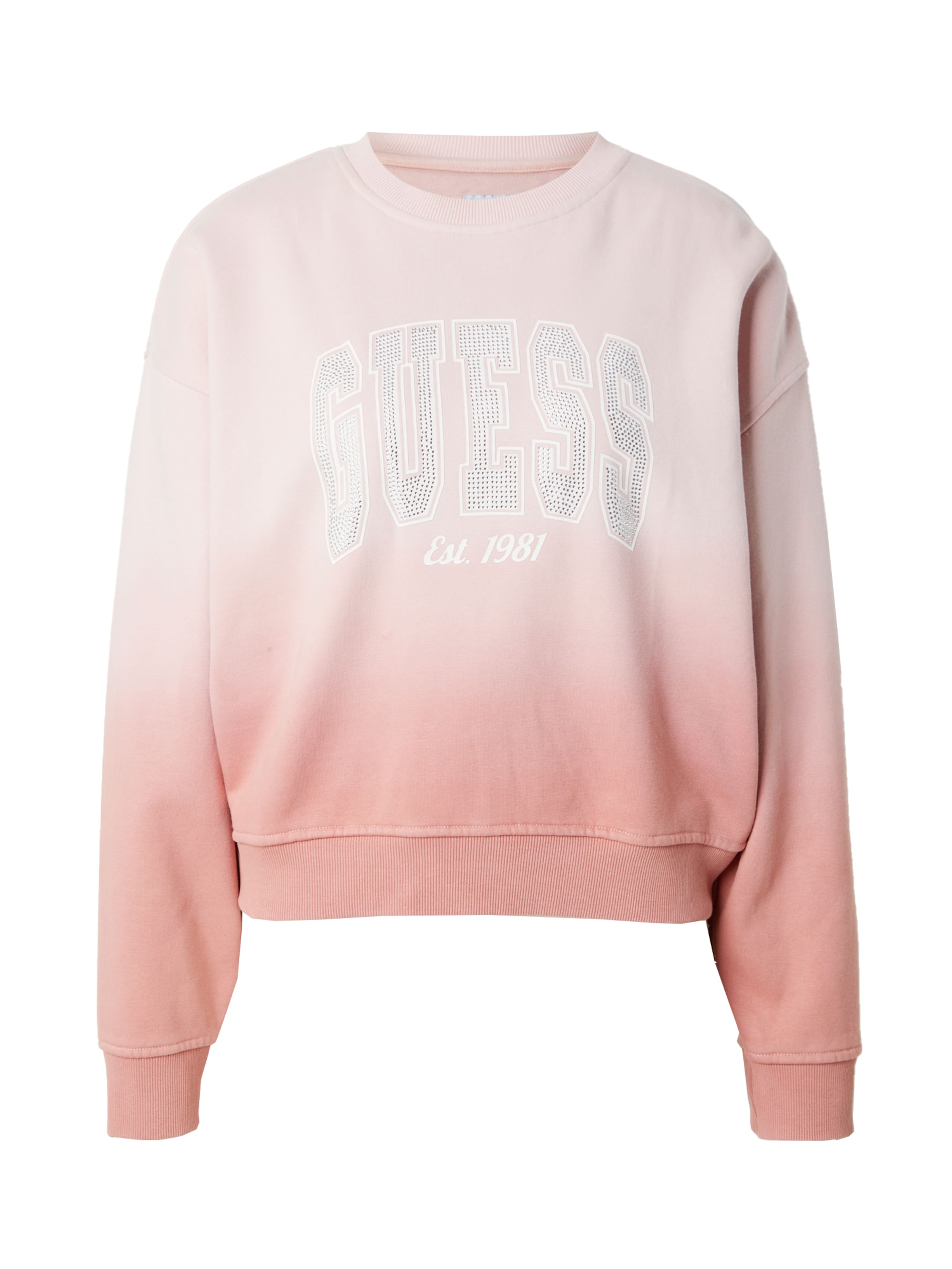 GUESS Mikina - Ružová: predná strana