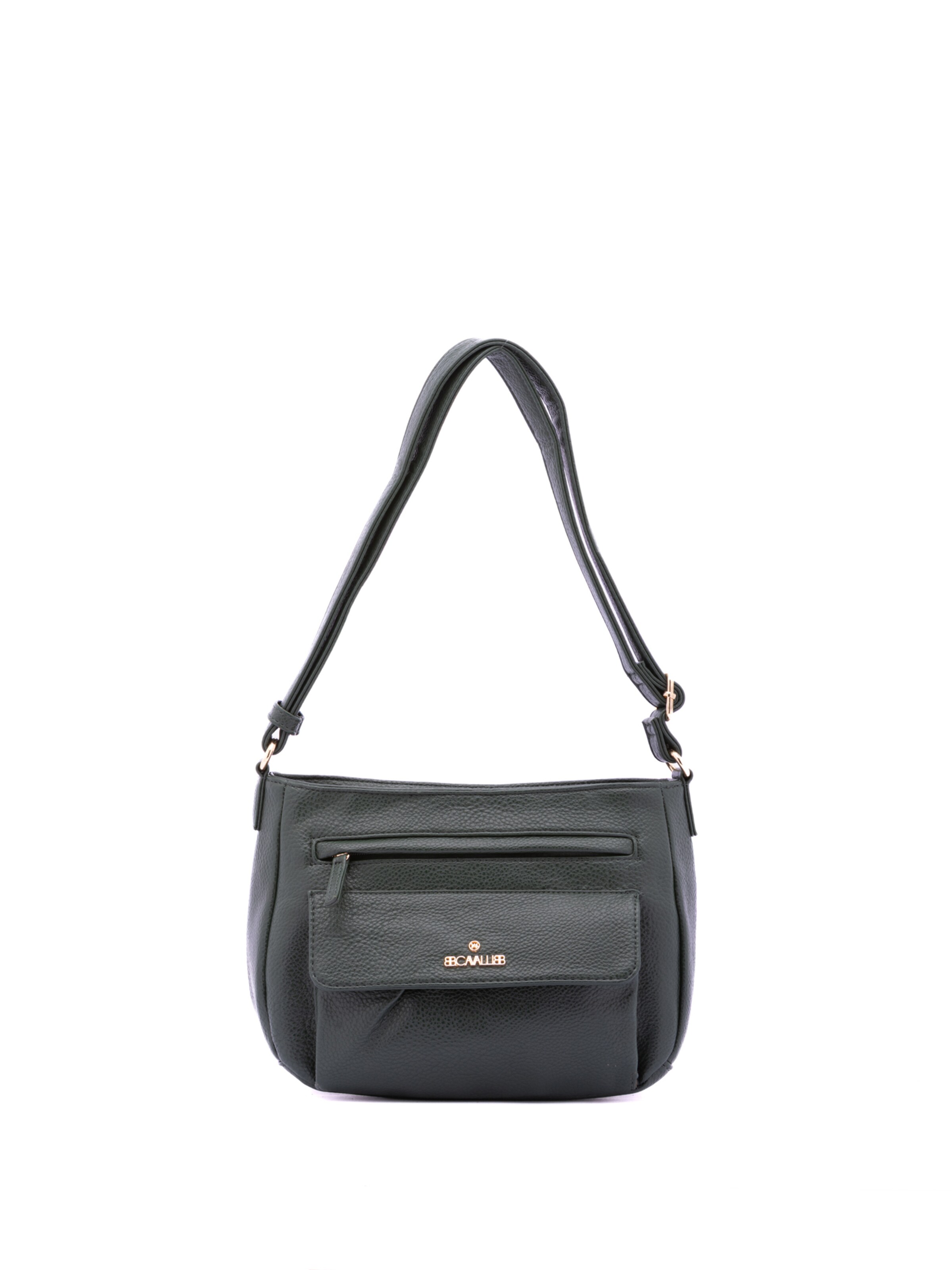 Borsa a spalla 'Borsa a Spalla Donna B Cavalli Ecopelle Zip' di B. Cavalli in verde: frontale