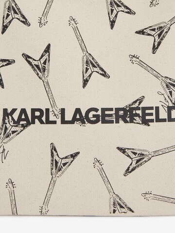 Karl Lagerfeld Torba shopper w kolorze biały