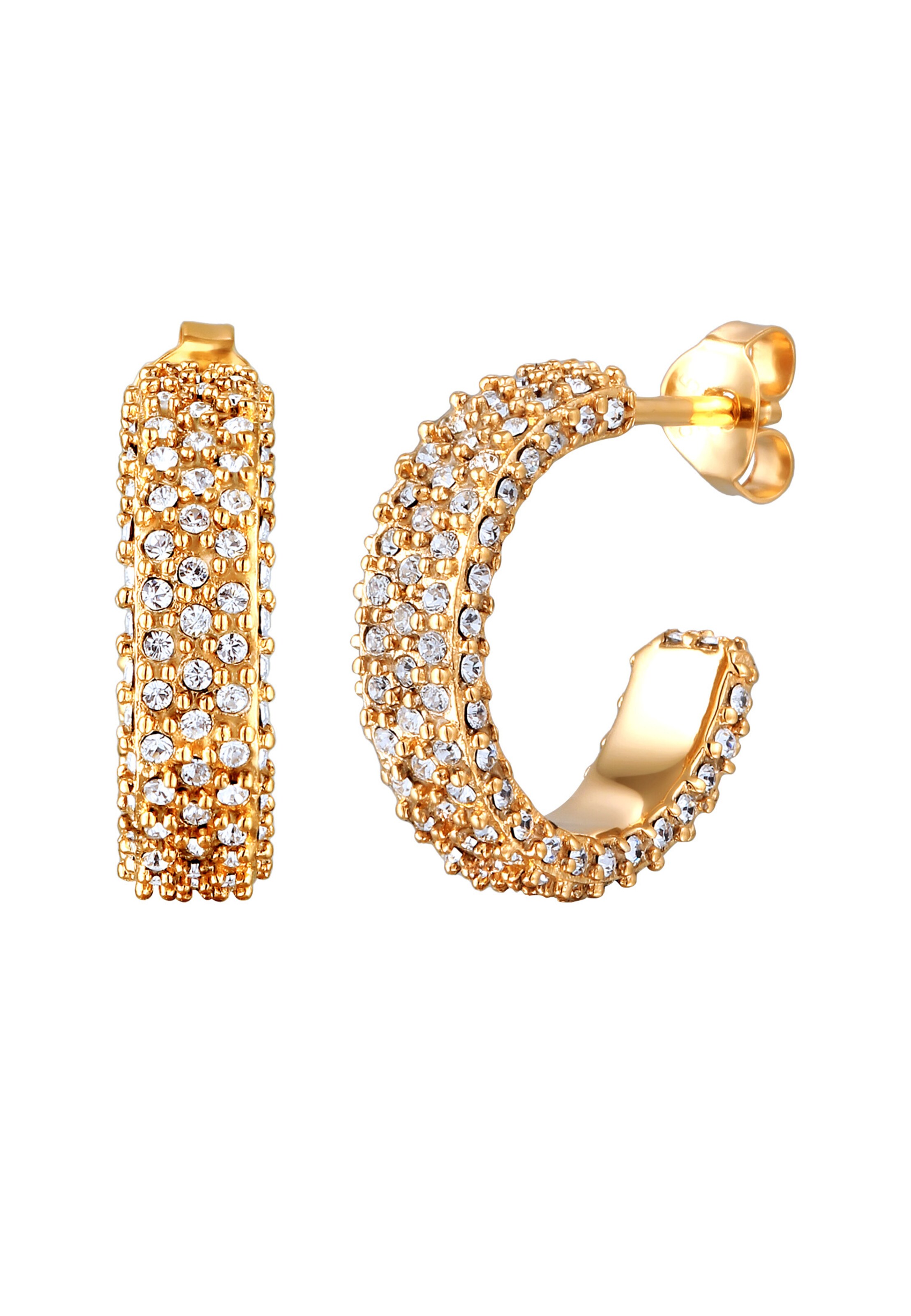 Boucles d'oreilles ELLI en or : devant