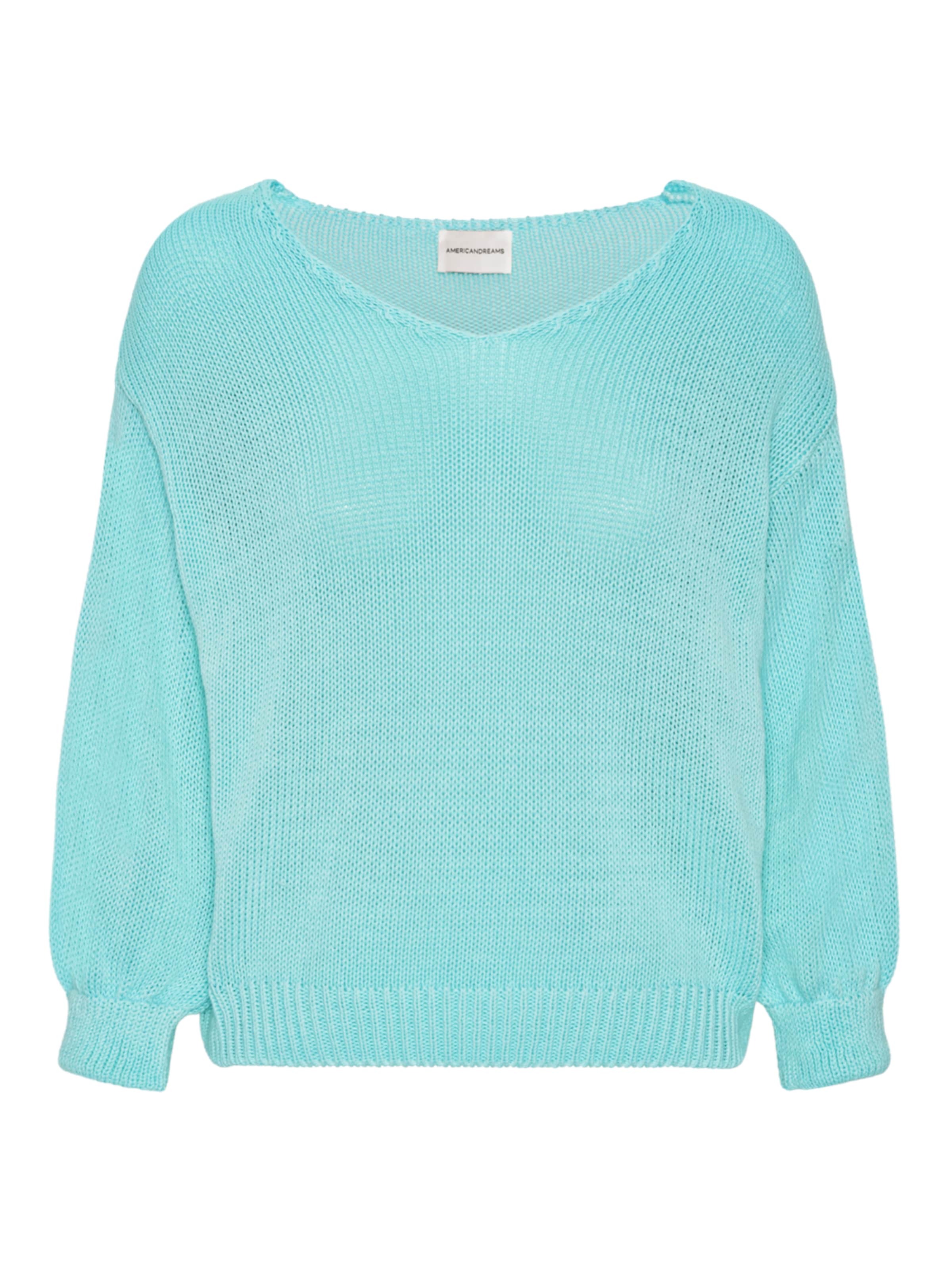 Pull-over oversize 'Milana Cotton' americandreams en bleu : devant