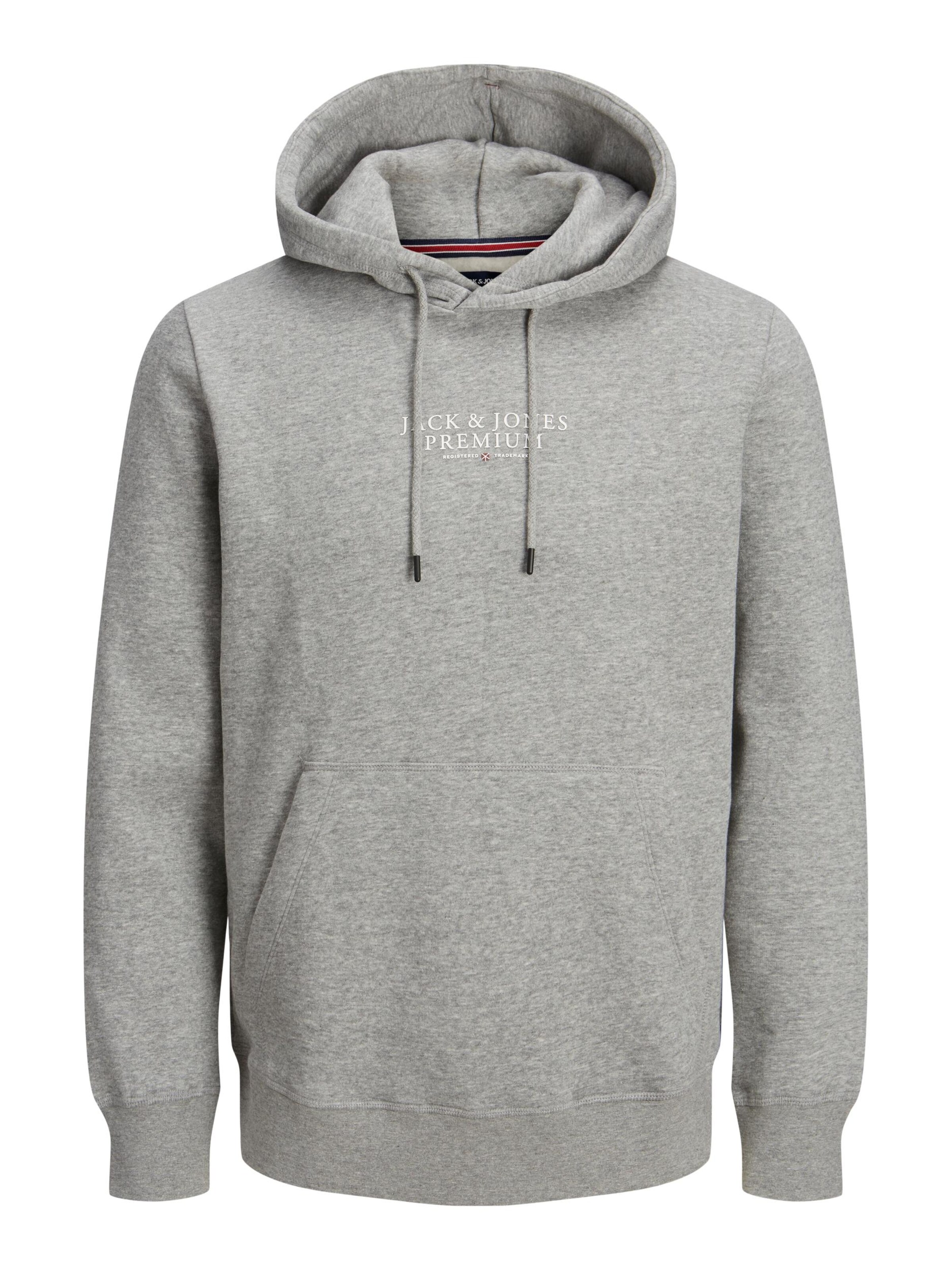 JACK & JONES Sweatshirt 'JPRBLUArchie' in Grau: Vorderseite
