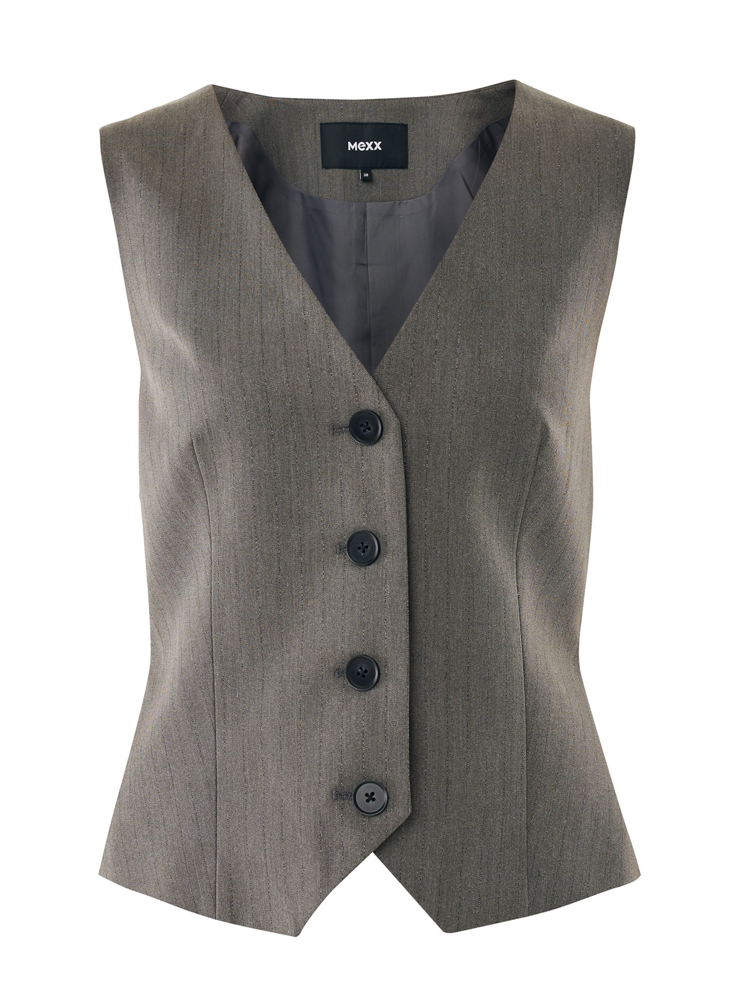 MEXX Jakkesætsvest i grå: forside