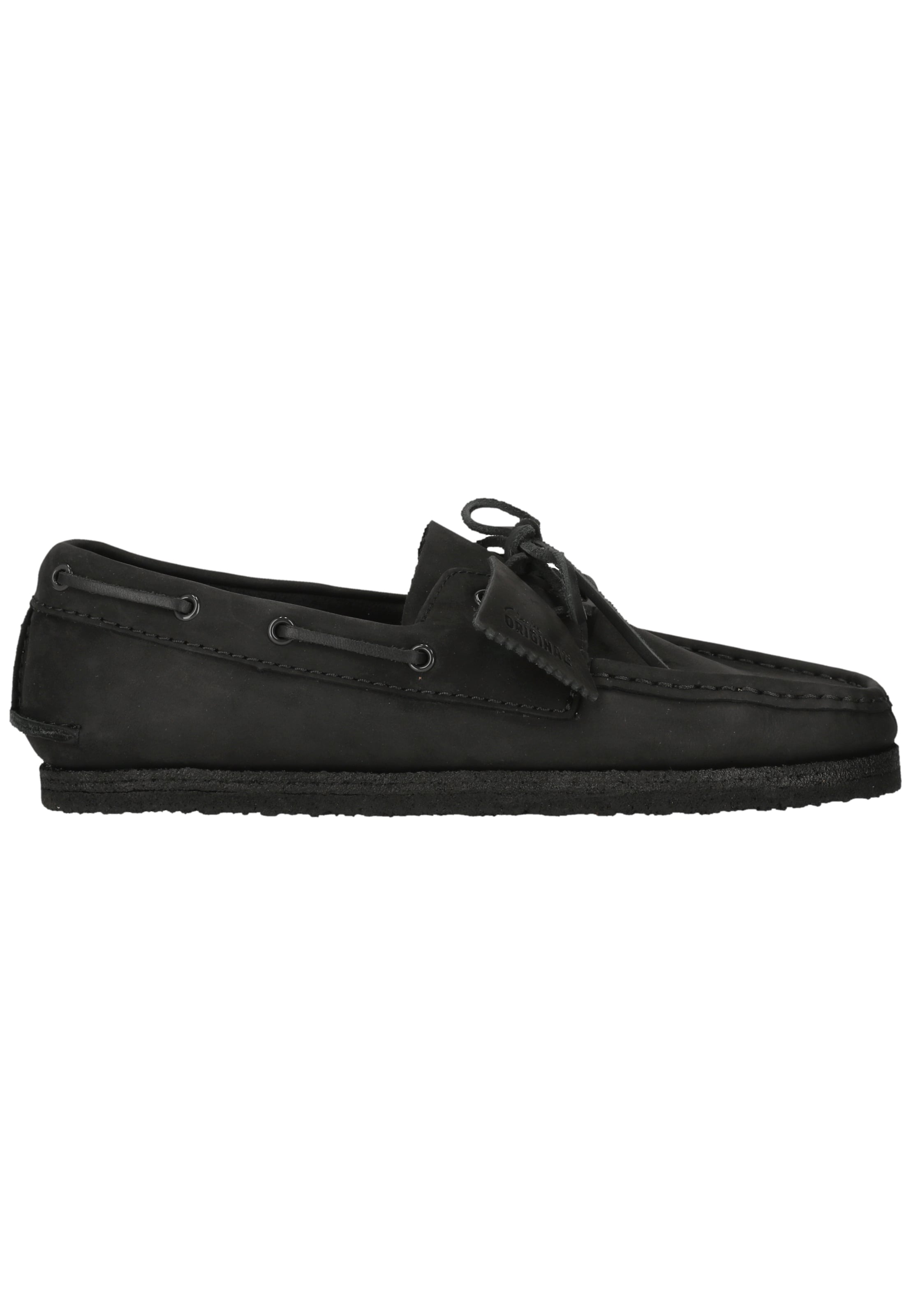 Chaussure à lacets 'Godney Boat' CLARKS en noir