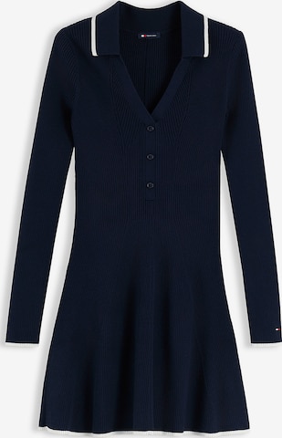 Robes en maille Tommy Jeans en bleu : devant