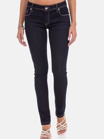 CIPO & BAXX Slim fit Jeans in Blue: front