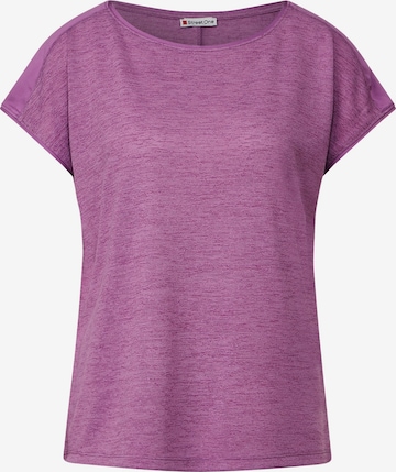 purpurinė STREET ONE Marškinėliai: priekis